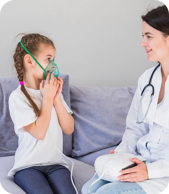 Doctor and child