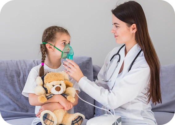 Doctor and child