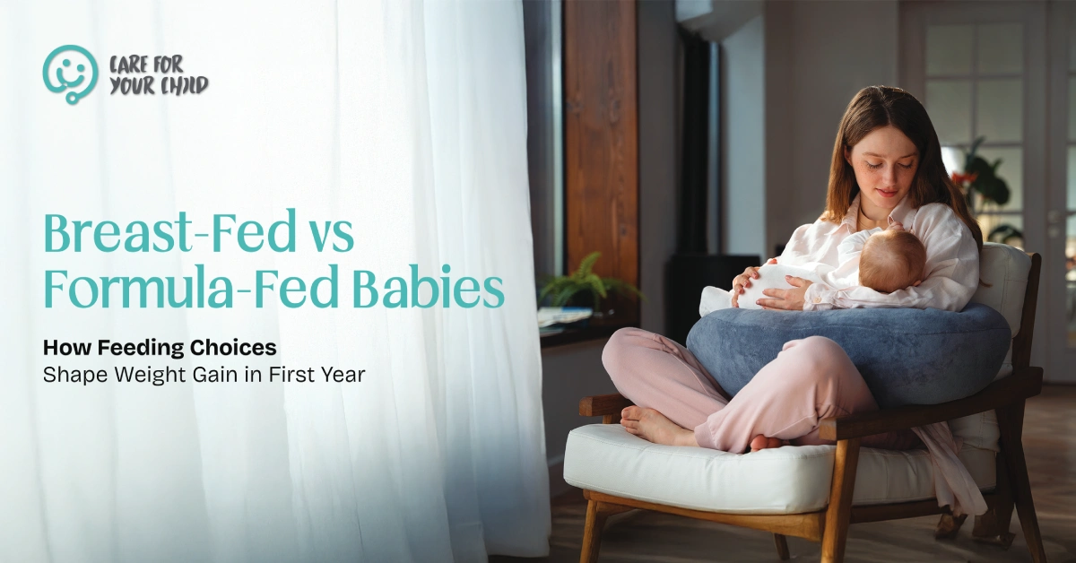 Breast-Fed vs Formula-Fed Babies: How Feeding Choices Shape Weight Gain in the First Year