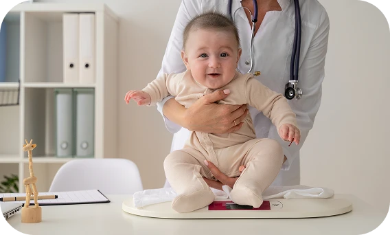 Doctor and child