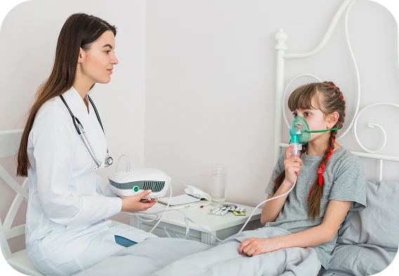 Doctor and child
