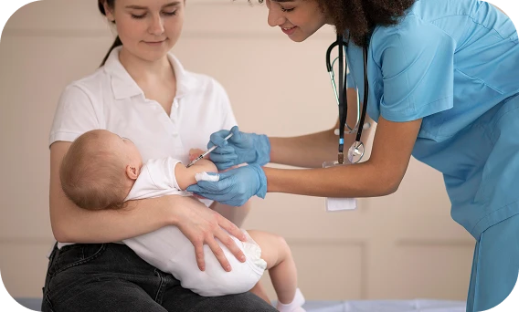 Doctor and child
