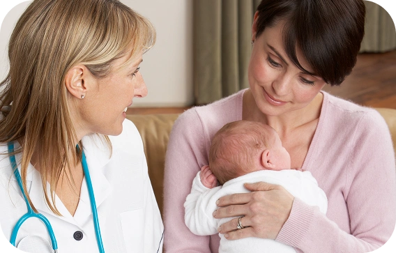 Doctor and child