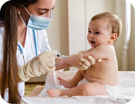 Doctor and child