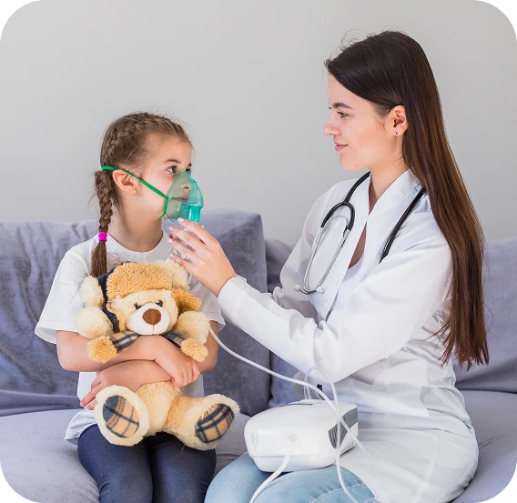 Doctor and child